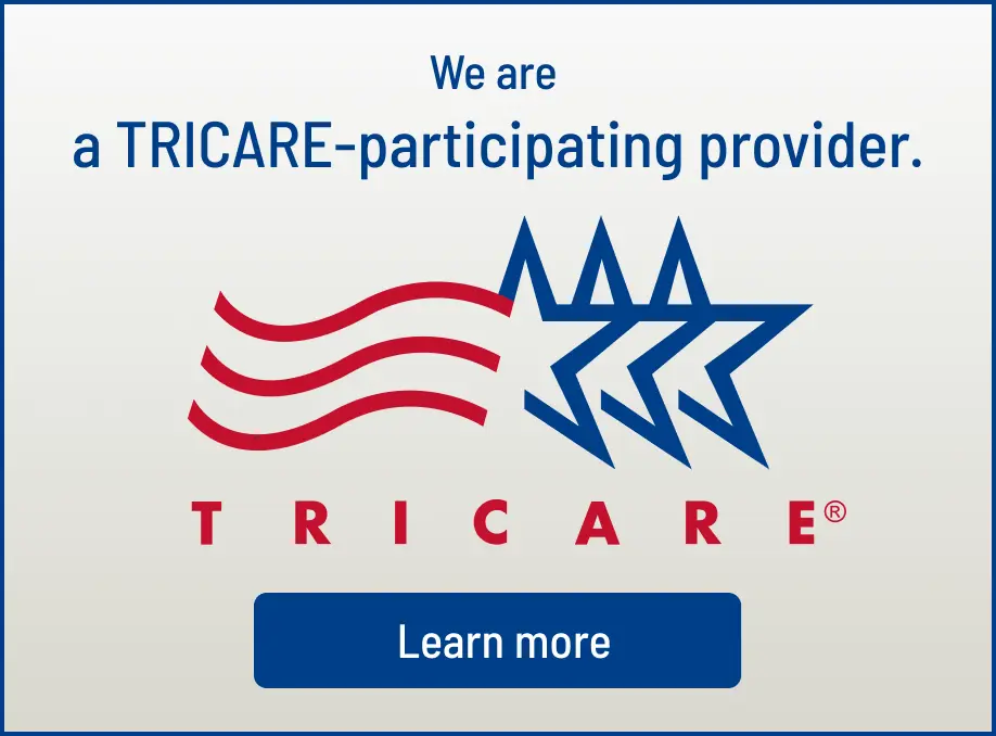 We are a TRICARE-participating provider