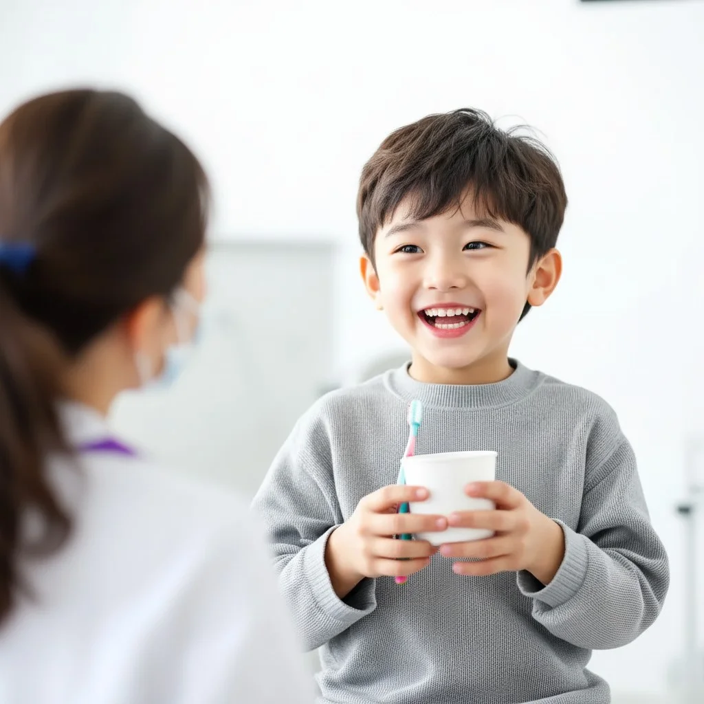 小児矯正の様子
